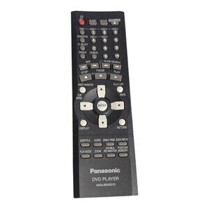 Panasonic DVD Player OEM Remote Control Model N2QAJB000070 Tested Working